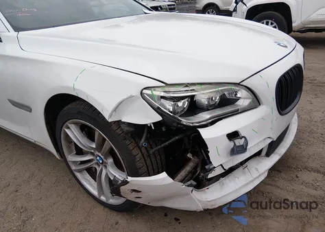 2013 BMW 750Li z USA, uszkodzony, nr VIN WBAYE8C51DD133176